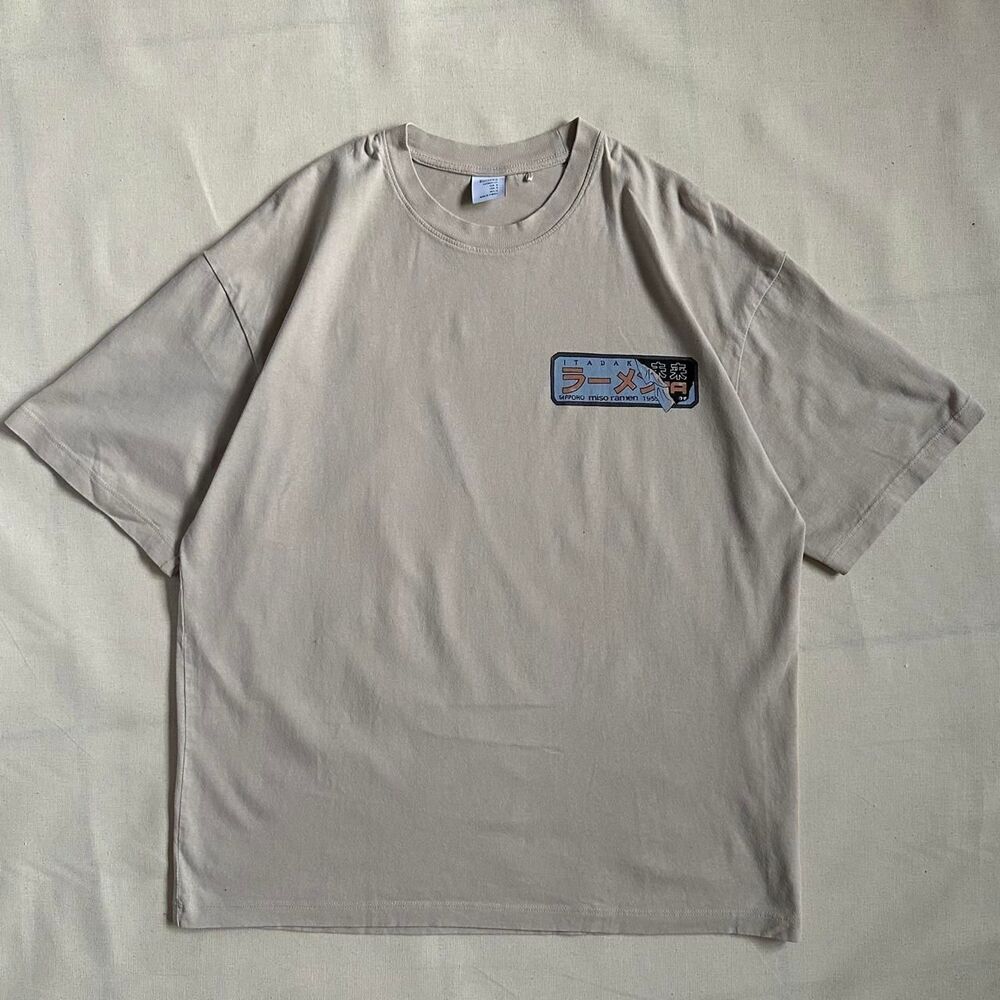 Bershka Oversized Japanese Anime Graphic Tee Small